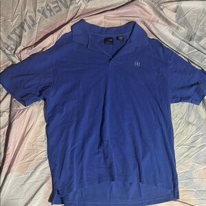 Izod Blue Polo Shirt Short-Sleeved Classic